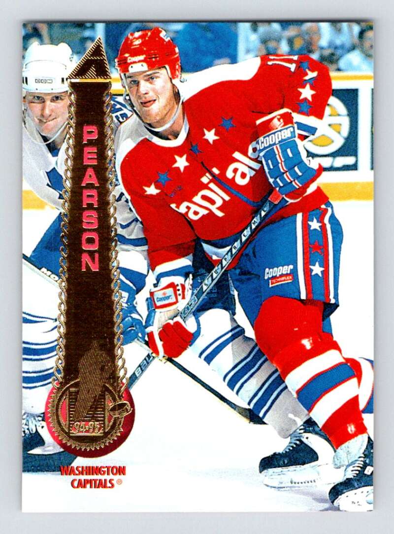 1994-95 Pinnacle #375 Rob Pearson  Washington Capitals  Image 1