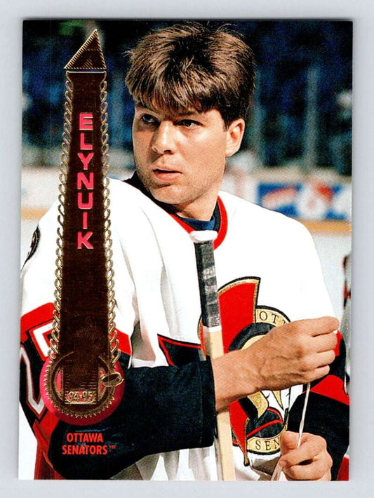 1994-95 Pinnacle #381 Pat Elynuik  Ottawa Senators  Image 1