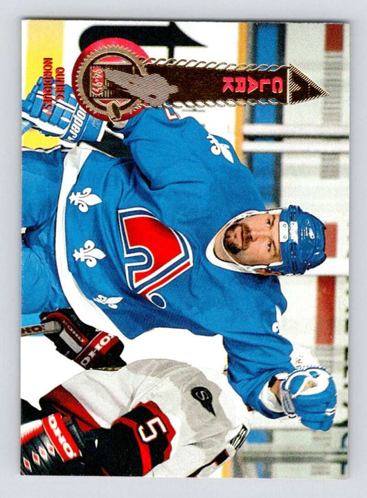 1994-95 Pinnacle #385 Wendel Clark  Quebec Nordiques  Image 1