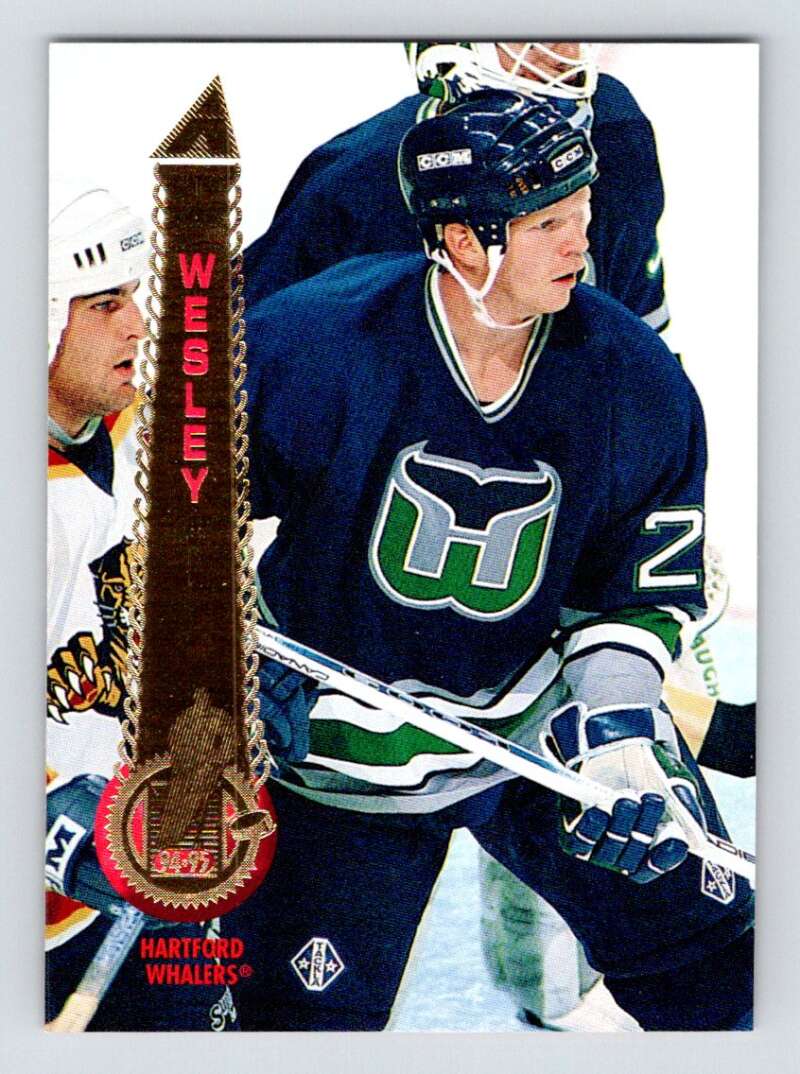 1994-95 Pinnacle #388 Glen Wesley  Hartford Whalers  Image 1