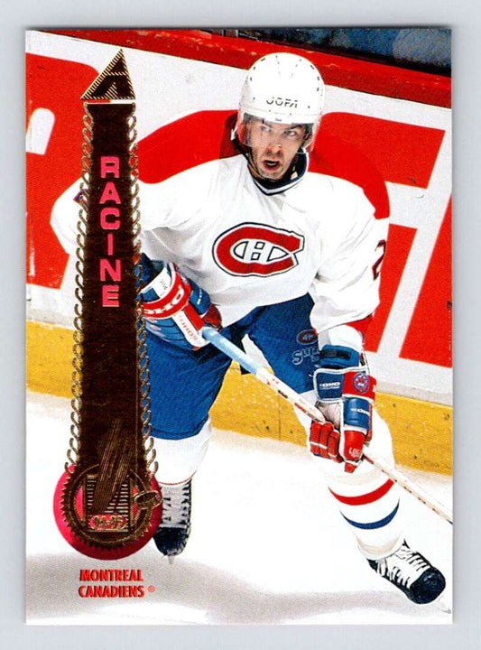 1994-95 Pinnacle #391 Yves Racine  Montreal Canadiens  Image 1