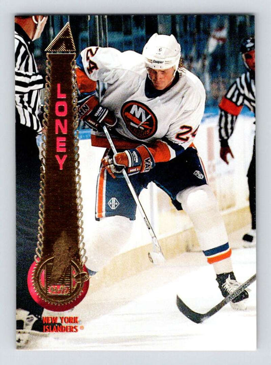 1994-95 Pinnacle #396 Troy Loney  New York Islanders  Image 1