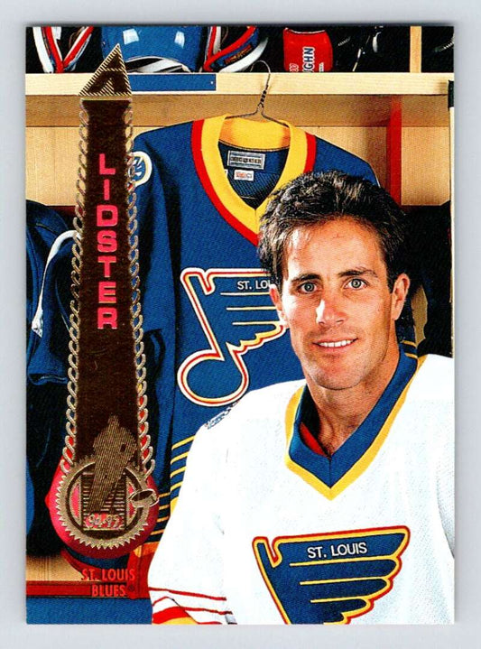 1994-95 Pinnacle #409 Doug Lidster  St. Louis Blues  Image 1