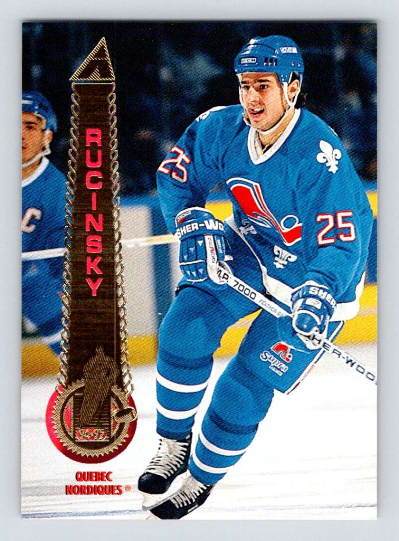 1994-95 Pinnacle #416 Martin Rucinsky  Quebec Nordiques  Image 1