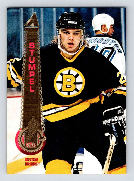 1994-95 Pinnacle #418 Jozef Stumpel  Boston Bruins  Image 1