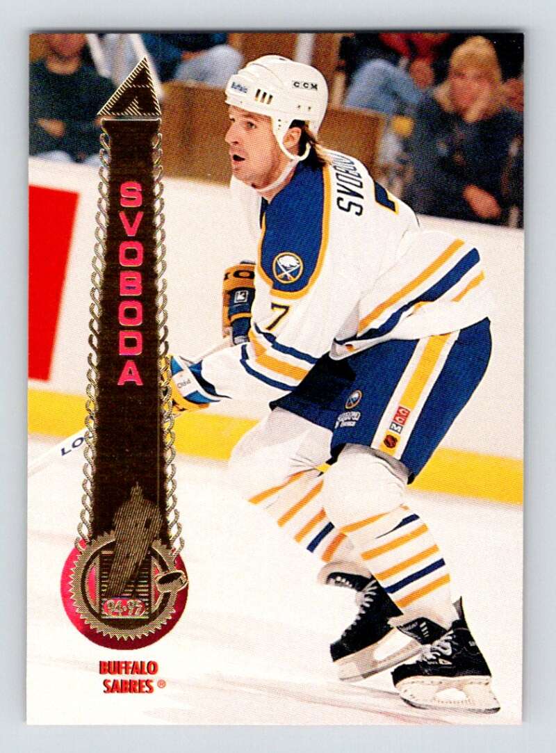 1994-95 Pinnacle #424 Petr Svoboda  Buffalo Sabres  Image 1