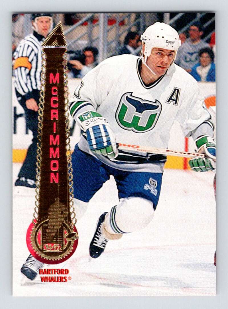 1994-95 Pinnacle #427 Brad McCrimmon  Hartford Whalers  Image 1