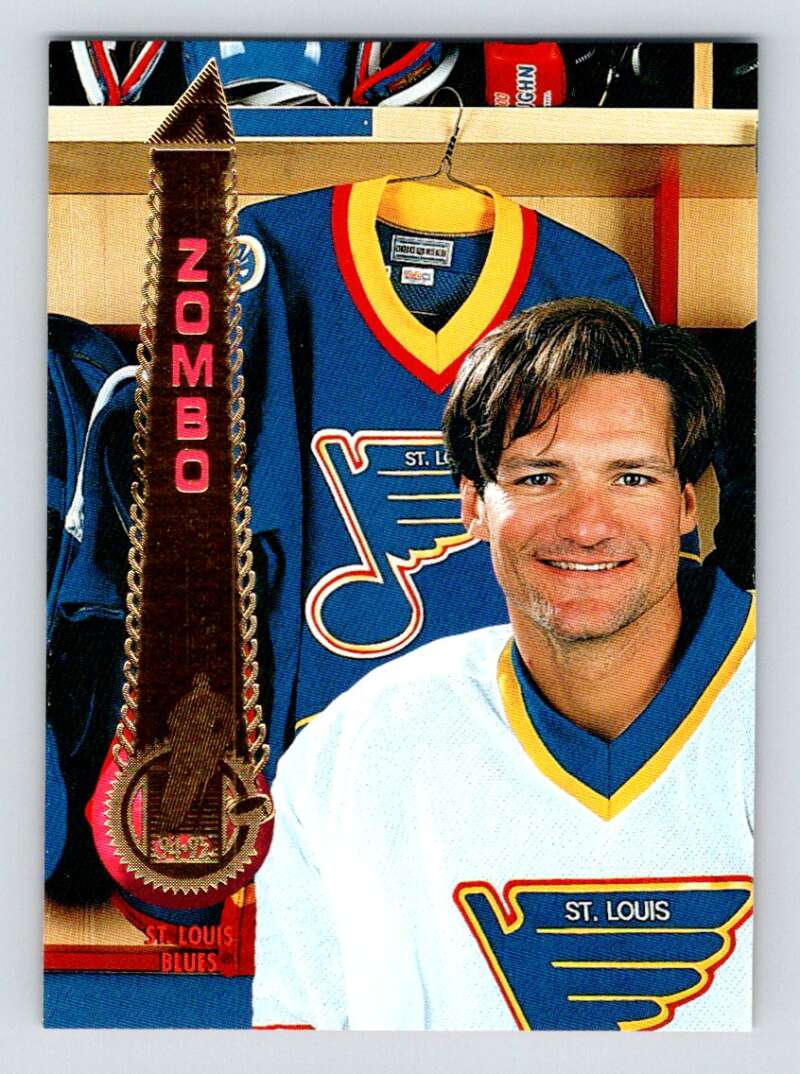 1994-95 Pinnacle #447 Rick Zombo  St. Louis Blues  Image 1