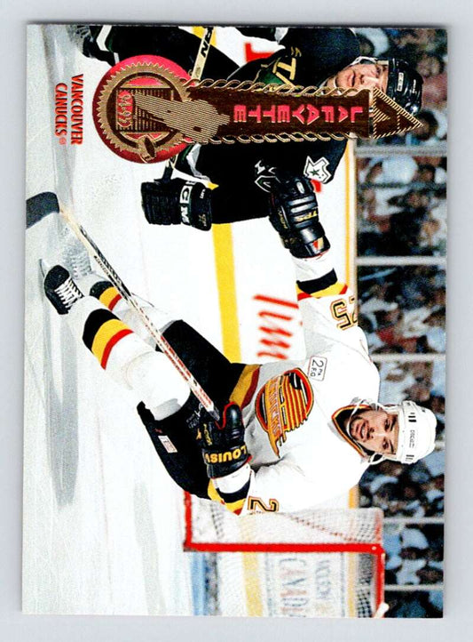 1994-95 Pinnacle #453 Nathan Lafayette  Vancouver Canucks  Image 1