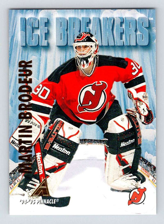 1994-95 Pinnacle #462 Martin Brodeur IB  New Jersey Devils  Image 1