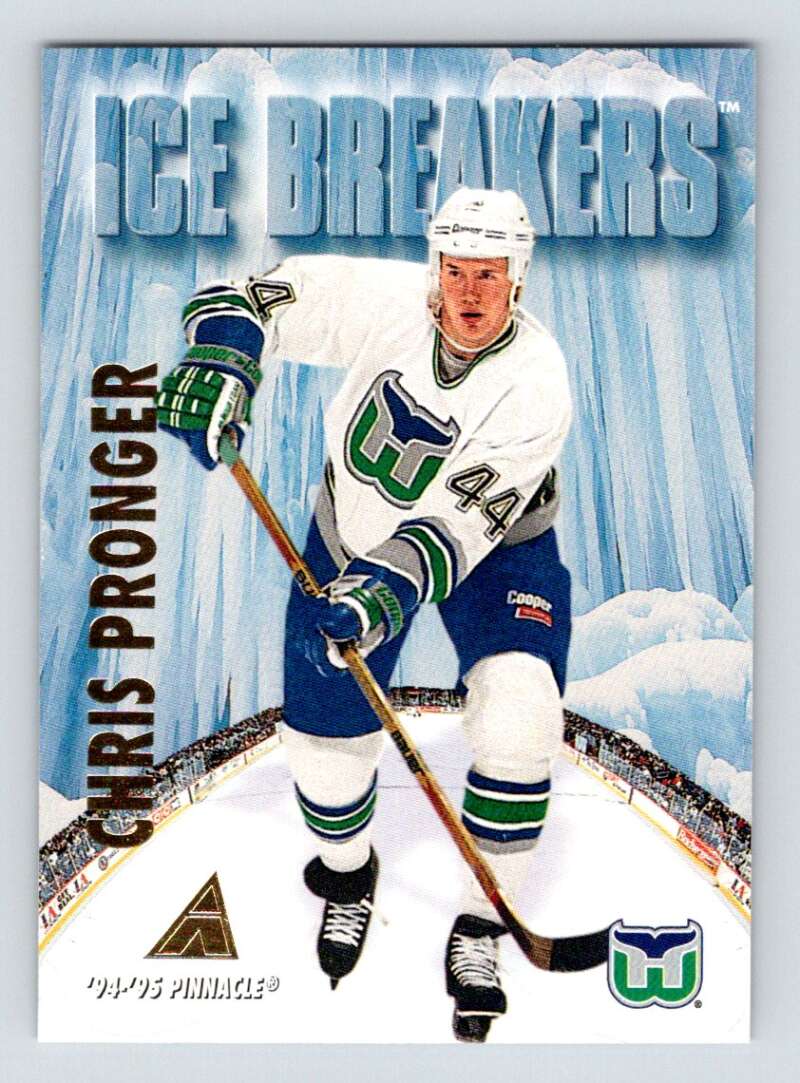 1994-95 Pinnacle #466 Chris Pronger IB  Hartford Whalers  Image 1