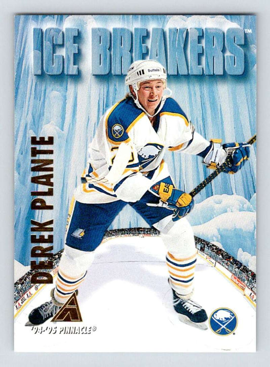 1994-95 Pinnacle #472 Derek Plante IB  Buffalo Sabres  Image 1