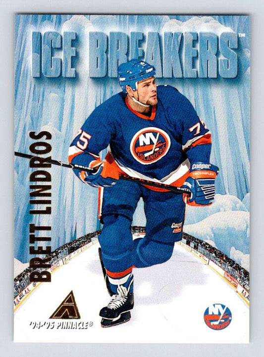 1994-95 Pinnacle #478 Brett Lindros IB  New York Islanders  Image 1