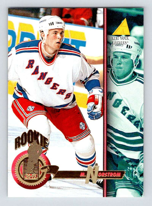 1994-95 Pinnacle #489 Mattias Norstrom  New York Rangers  Image 1