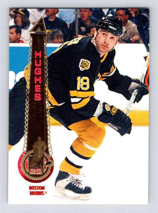 1994-95 Pinnacle #510 Brent Hughes  Boston Bruins  Image 1