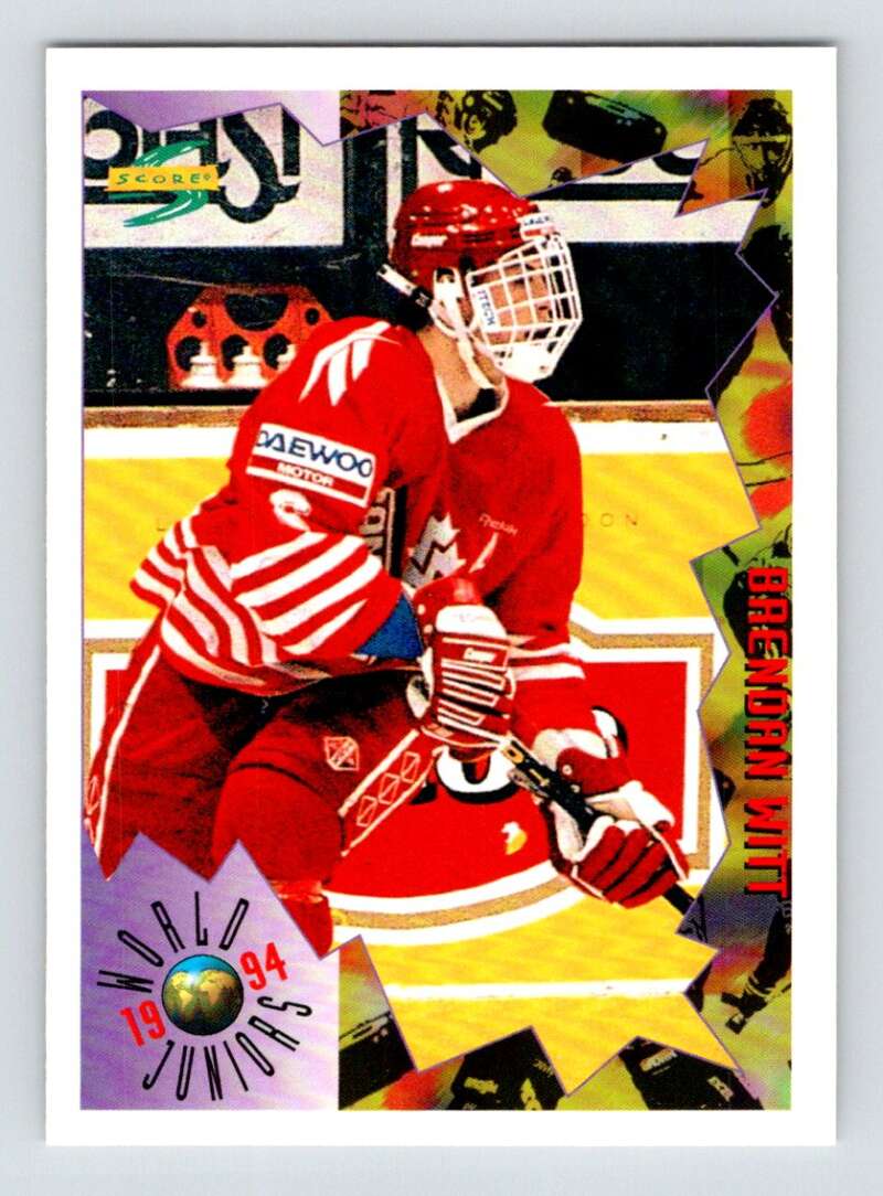 1994-95 Score Hockey #205 Brendan Witt   V90870 Image 1