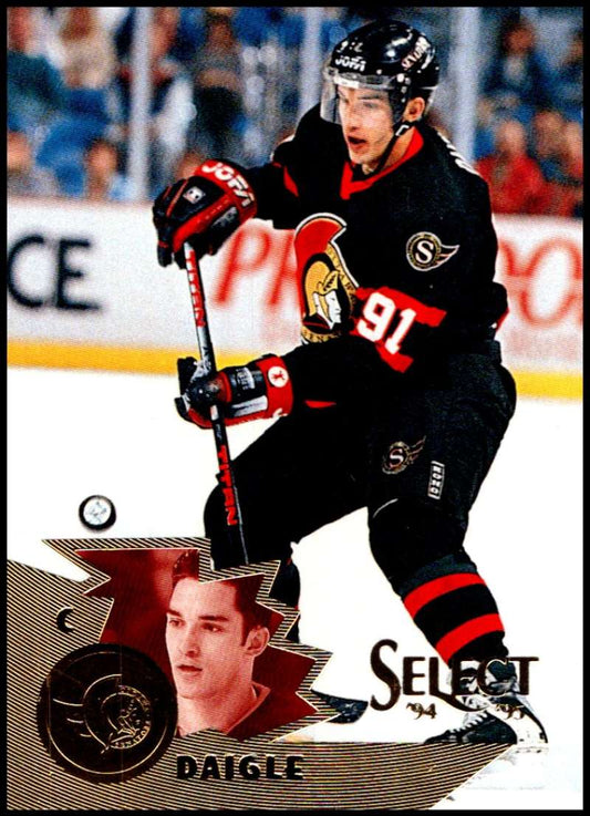1994-95 Select Hockey #3 Alexandre Daigle  Ottawa Senators  V89858 Image 1
