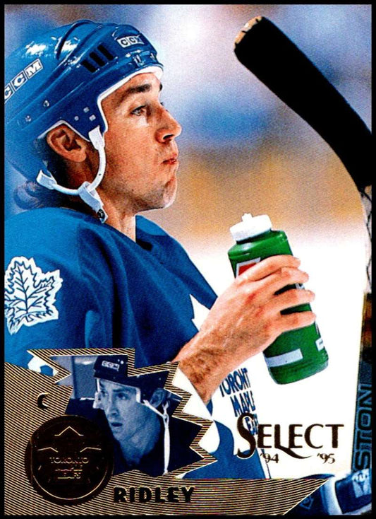 1994-95 Select Hockey #19 Mike Ridley  Toronto Maple Leafs  V89874 Image 1