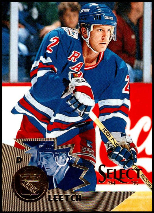 1994-95 Select Hockey #24 Brian Leetch  New York Rangers  V89879 Image 1