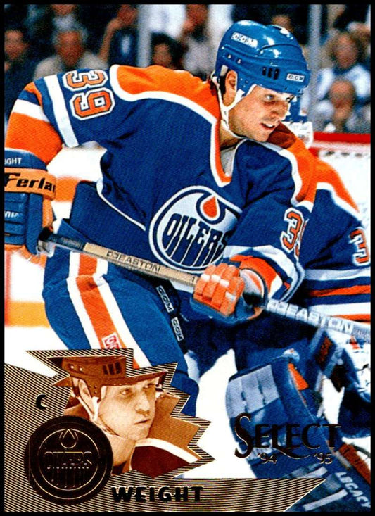 1994-95 Select Hockey #27 Doug Weight  Edmonton Oilers  V89882 Image 1