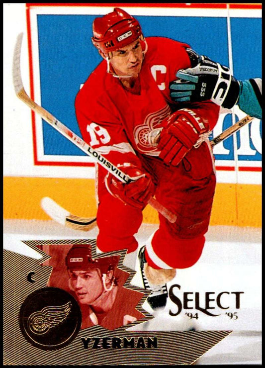 1994-95 Select Hockey #35 Steve Yzerman  Detroit Red Wings  V89890 Image 1