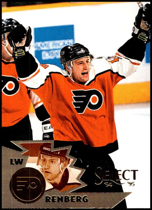 1994-95 Select Hockey #61 Mikael Renberg  Philadelphia Flyers  V89915 Image 1