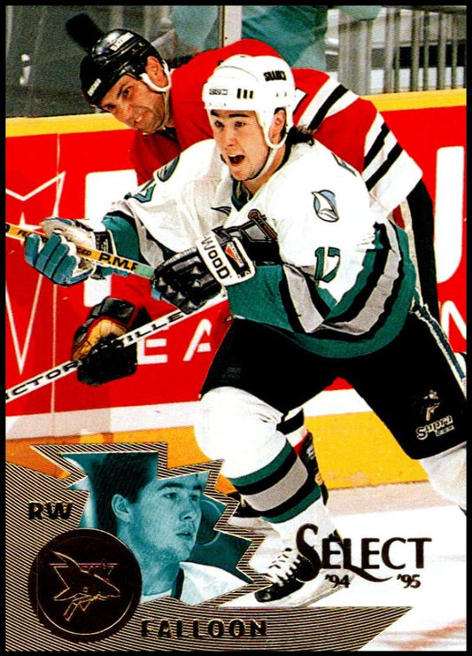 1994-95 Select Hockey #116 Pat Falloon  San Jose Sharks  V89970 Image 1
