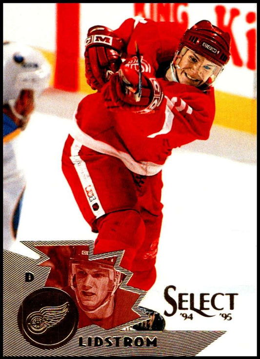 1994-95 Select Hockey #134 Nicklas Lidstrom  Detroit Red Wings  V89988 Image 1