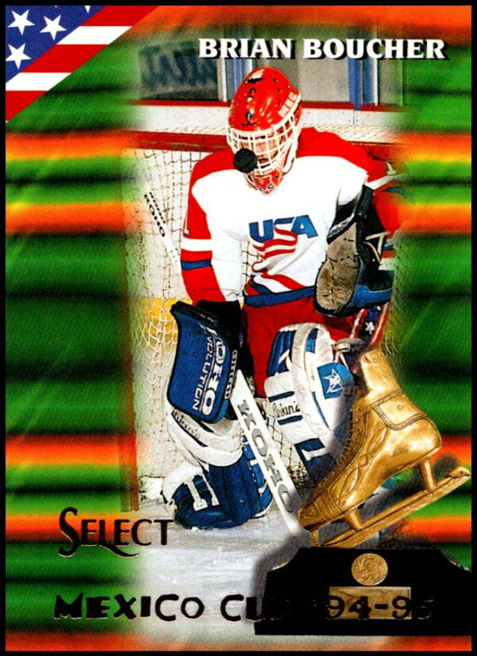 1994-95 Select Hockey #155 Brian Boucher  RC Rookie  V90009 Image 1