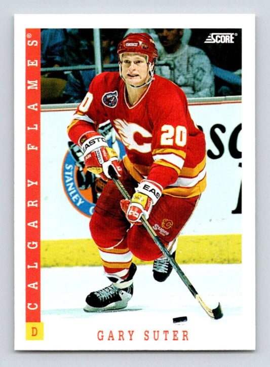1993-94 Score Canadian #13 Gary Suter Hockey  Image 1
