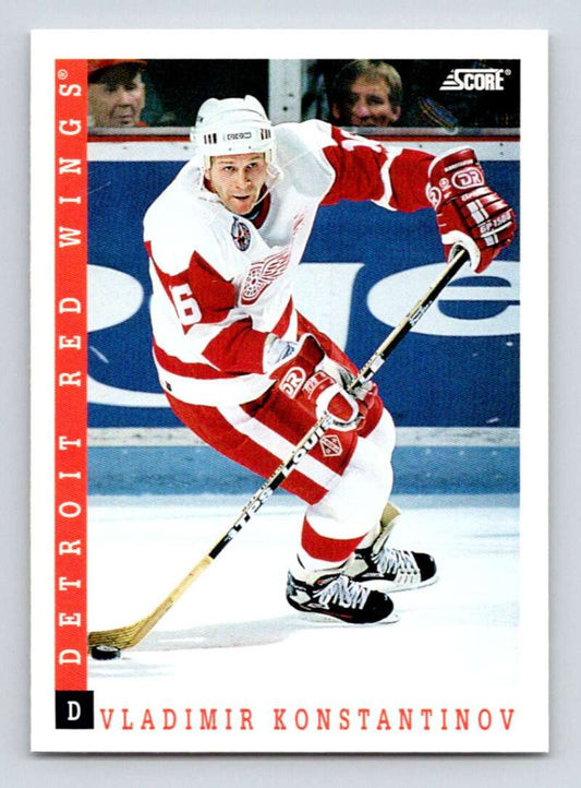 1993-94 Score Canadian #20 Vladimir Konstantinov Hockey Detroit Red Wings  Image 1