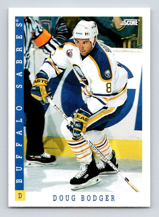 1993-94 Score Canadian #21 Doug Bodger Hockey Buffalo Sabres  Image 1