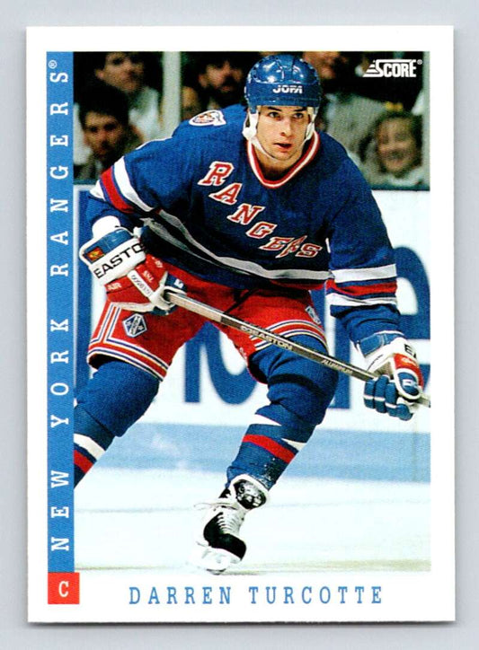 1993-94 Score Canadian #24 Darren Turcotte Hockey  Image 1