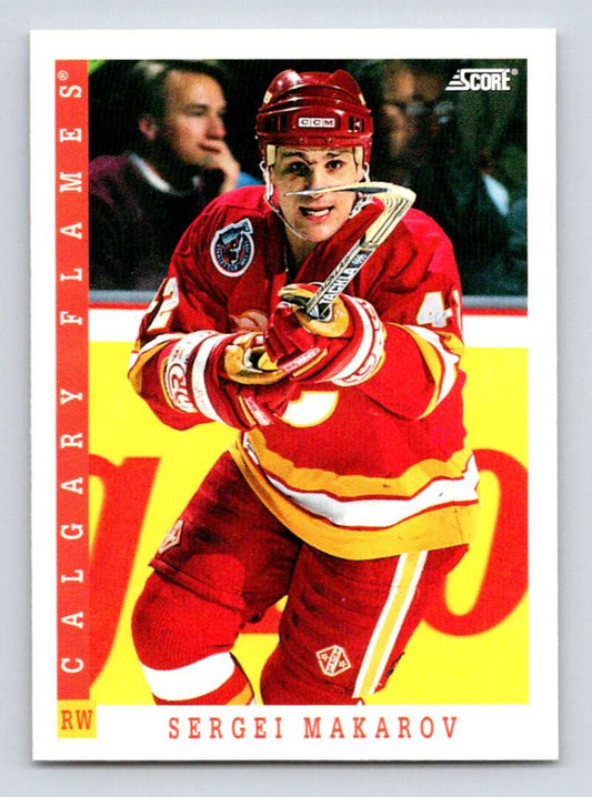 1993-94 Score Canadian #33 Sergei Makarov Hockey  Image 1