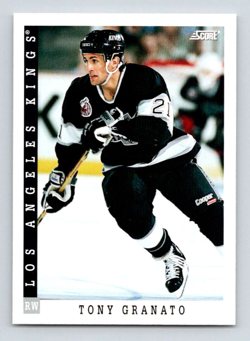 1993-94 Score Canadian #52 Tony Granato Hockey Los Angeles Kings  Image 1