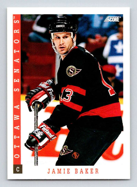 1993-94 Score Canadian #57 Jamie Baker Hockey  Image 1