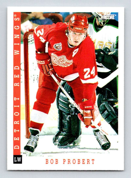 1993-94 Score Canadian #59 Bob Probert Hockey Detroit Red Wings  Image 1