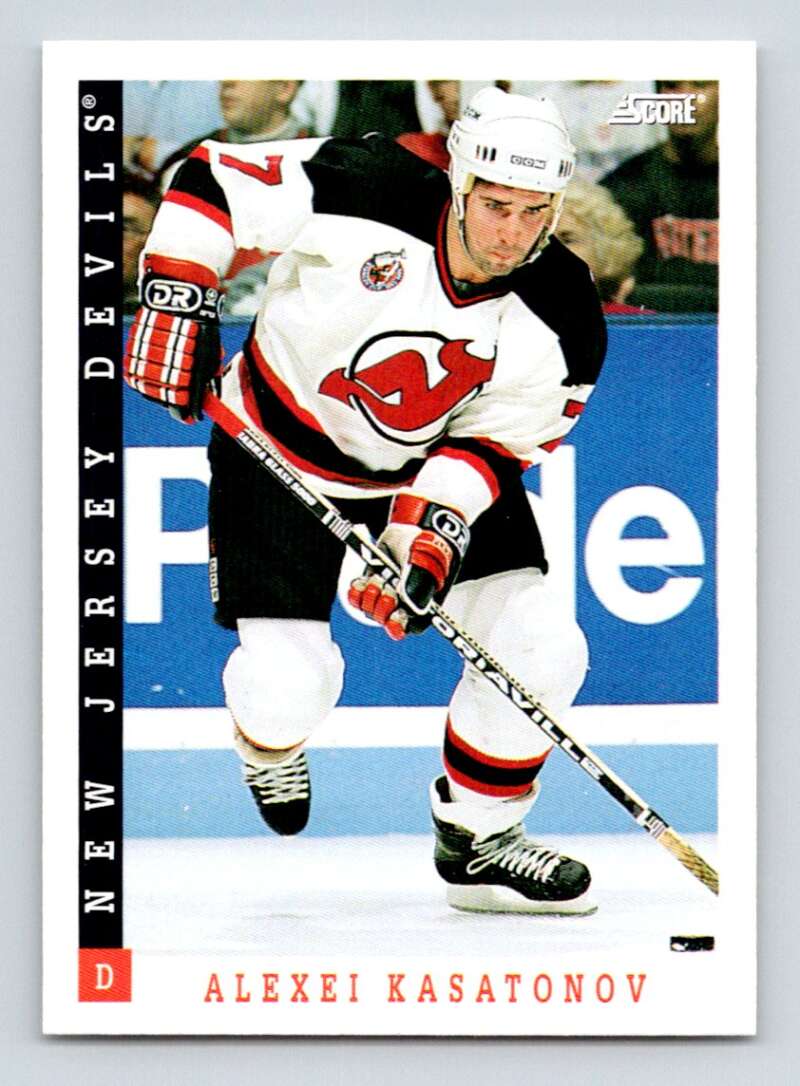 1993-94 Score Canadian #61 Alexei Kasatonov Hockey Anaheim Ducks  Image 1