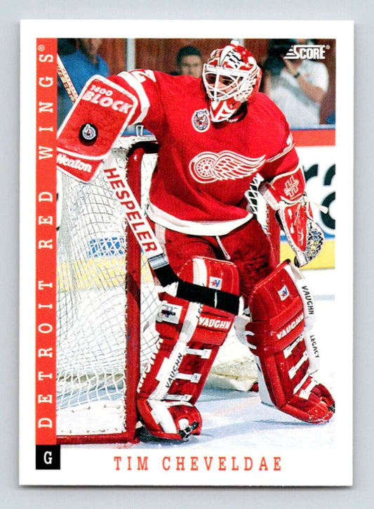 1993-94 Score Canadian #68 Tim Cheveldae Hockey  Image 1