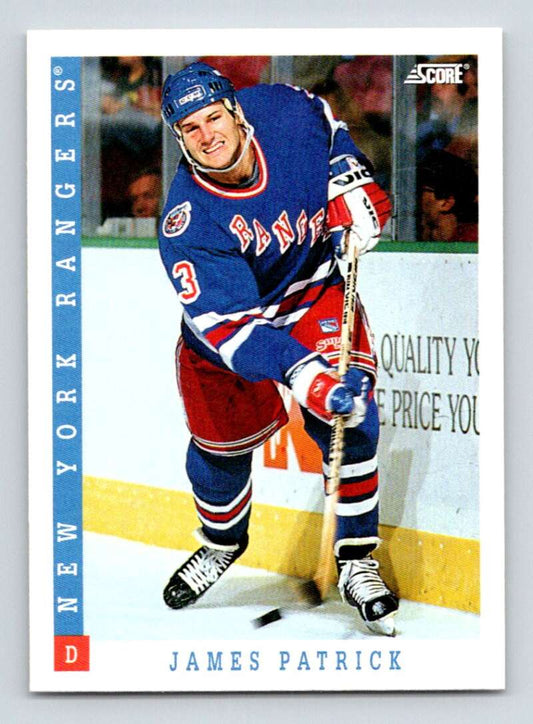 1993-94 Score Canadian #73 James Patrick Hockey  Image 1