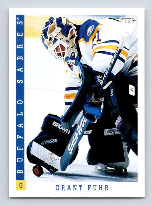 1993-94 Score Canadian #75 Grant Fuhr Hockey  Image 1