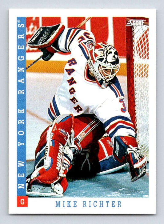 1993-94 Score Canadian #99 Mike Richter Hockey New York Rangers  Image 1