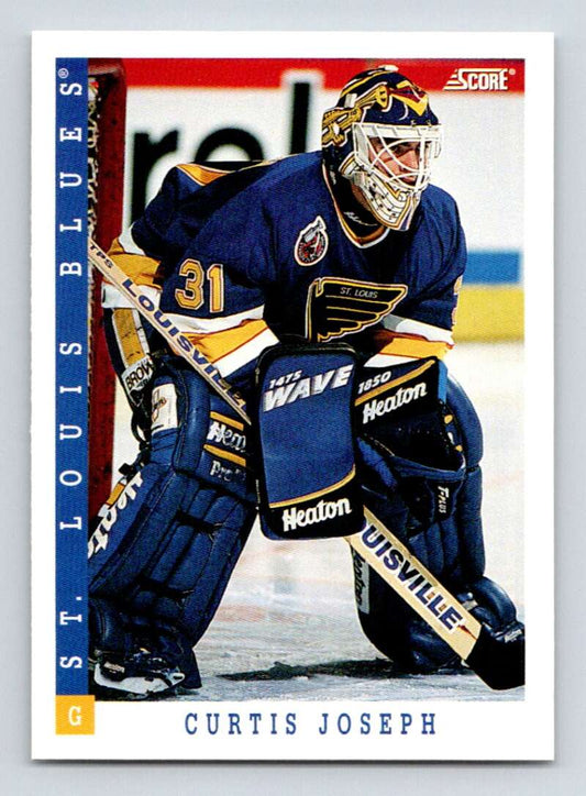 1993-94 Score Canadian #116 Curtis Joseph Hockey St. Louis Blues  Image 1