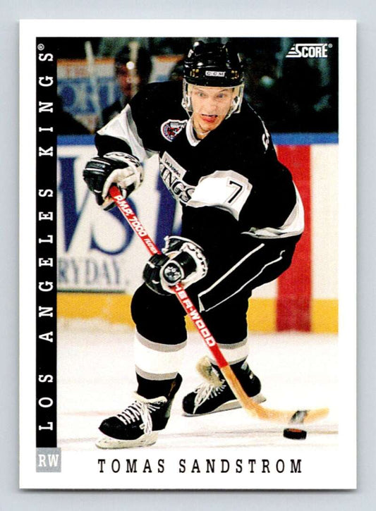 1993-94 Score Canadian #129 Tomas Sandstrom Hockey  Image 1