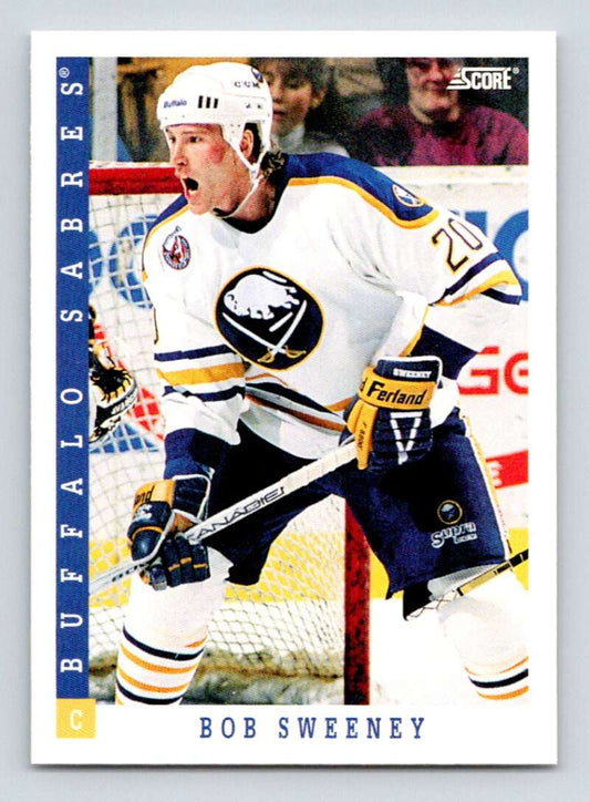 1993-94 Score Canadian #146 Bob Sweeney Hockey Buffalo Sabres  Image 1