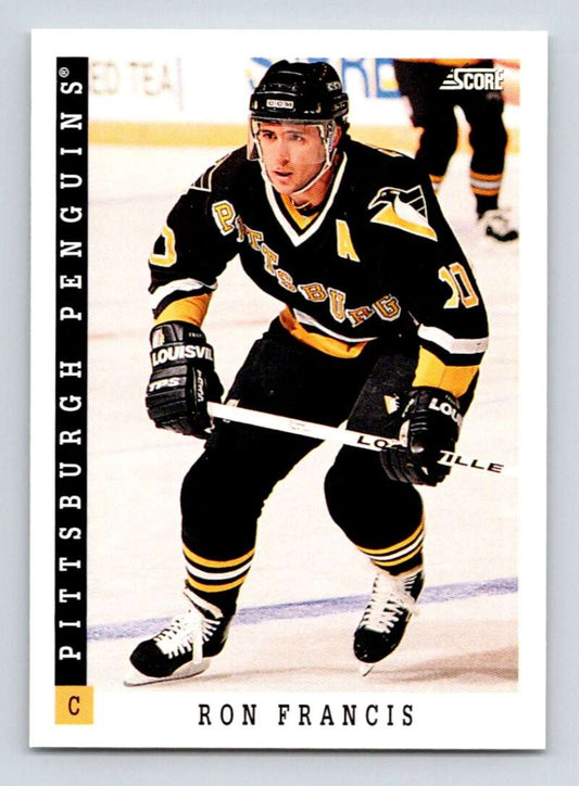1993-94 Score Canadian #151 Ron Francis Hockey Pittsburgh Penguins  Image 1