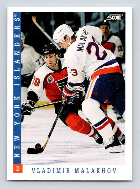 1993-94 Score Canadian #157 Vladimir Malakhov Hockey New York Islanders  Image 1