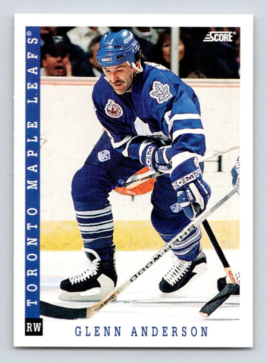 1993-94 Score Canadian #180 Glenn Anderson Hockey  Image 1