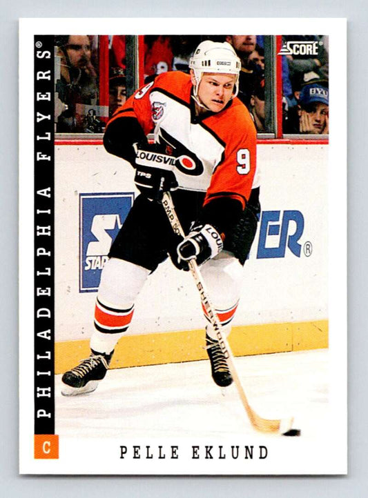 1993-94 Score Canadian #181 Pelle Eklund Hockey Philadelphia Flyers  Image 1