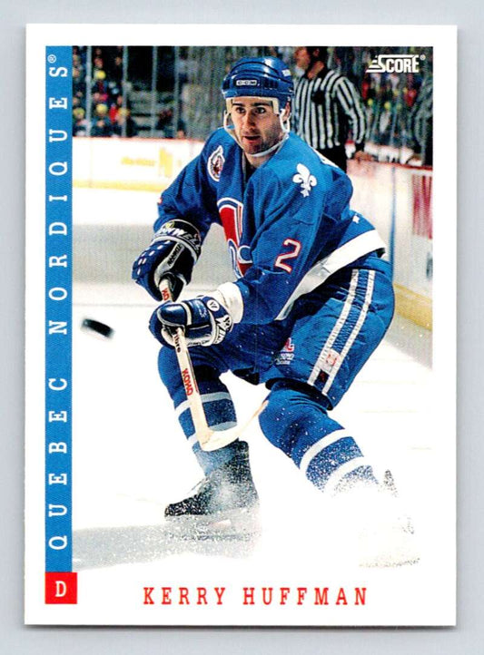 1993-94 Score Canadian #182 Kerry Huffman Hockey Quebec Nordiques  Image 1